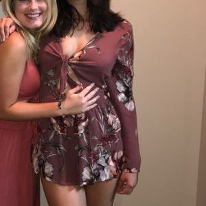 Floral romper - worn once